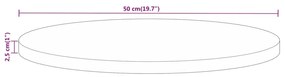 ΕΠΙΦΑΝΕΙΑ ΤΡΑΠΕΖΙΟΥ ΣΤΡΟΓΓΥΛΗ Ø50X2,5ΕΚ ΜΑΣΙΦ ΞΥΛΟ ΜΑΝΓΚΟ 370060