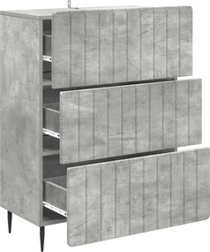 vidaXL Ντουλάπι με Συρτάρια 66 x 34,5 x 92 εκ. Επεξεργασμένο Ξύλο