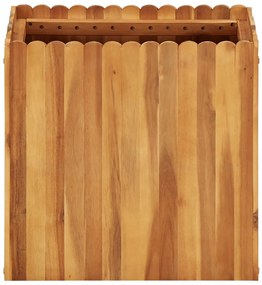 vidaXL Ζαρντινιέρα Υπερυψωμένη 50 x 30 x 50 εκ. από Μασίφ Ξύλο Ακακίας