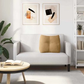 vidaXL Μαξιλάρι Πλάτης Καφέ 60 x 24 x 50 εκ Βελούδο