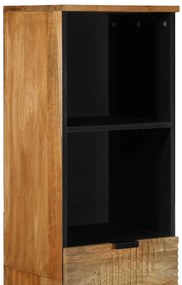 vidaXL ντουλάπι μπάνιου καφέ 38x33x160 cm μασίφ ξύλο Mango