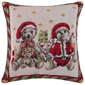Χριστουγεννιάτικη Μαξιλαροθήκη (45x45) Silk Fashion Xmaspillow4