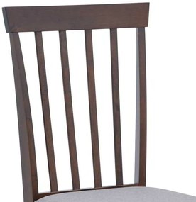 Καρέκλα Houston pakoworld σε καρυδί απόχρωση 40x49x94εκ