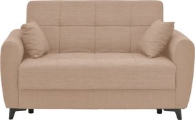 Σετ σαλονιού 2τεμ Lincoln pakoworld ύφασμα σε μπεζ απόχρωση