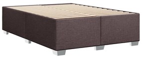 ΚΡΕΒΑΤΙ BOXSPRING ΜΕ ΣΤΡΩΜΑ ΣΚΟΥΡΟ ΚΑΦΕ 140X190 ΕΚ. ΥΦΑΣΜΑΤΙΝΟ 3288179