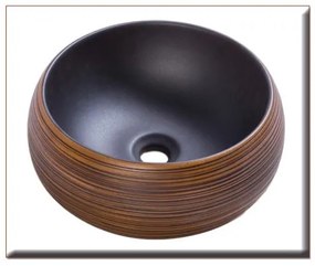 GL ZAGORA  ΝΙΠΤΗΡΑΣ 350*350*160 ΣΑΓΡΕ KAFE MAT MAYRO 72-2034