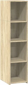 vidaXL Ντουλάπι Sonoma Δρυς 30x41x124 εκ. από Επεξεργασμένο Ξύλο