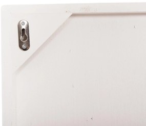 Πίνακας C4523 Ορθγώνιος σειρά Santorini MDF σε Υπόλευκο χρώμα 60x4(πάχος)x80Υεκ. 60x4x80 εκ.
