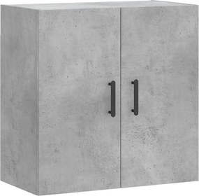 vidaXL Ντουλάπι Τοίχου Γκρι Σκυροδέματος 60x31x60 εκ. Επεξεργ. Ξύλο