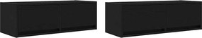 vidaXL Έπιπλα Τηλεόρασης 2 τεμ. 80x31x25,5 εκ. Επεξεργασμένο Ξύλο