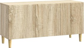 vidaXL Ντουλάπι TV 99 x 34,5 x 50 εκ. Sonoma Δρυς Επεξεργασμένο Ξύλο