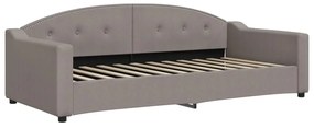 Καναπές Κρεβάτι Συρόμενος Taupe 90x200 εκ. Ύφασμα &amp; Συρτάρια 3197587