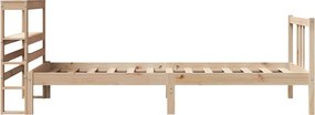 vidaXL Πλαίσιο Κρεβατιού Κεφαλάρι 75x190εκ. Μασίφ Πεύκο