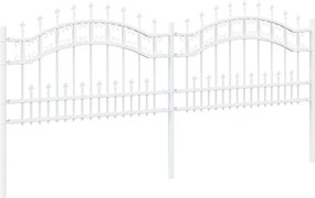 vidaXL Φράχτης Κήπου Kampen Λευκό 240 x 118 εκ