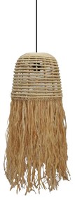 CUBA ΦΩΤΙΣΤΙΚΟ ΟΡΟΦΗΣ RATTAN ΦΥΣΙΚΟ 30x30xH71cm - 029708