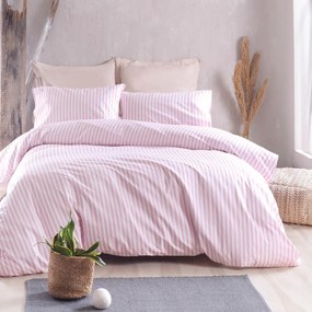 Σεντόνια Μονά (Σετ) Rythmos Diva Eloise Pink Ροζ ΧΩΡΙΣ ΛΑΣΤΙΧΟ 160x260
