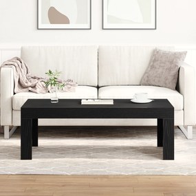 vidaXL Τραπεζάκι Καφέ Μαύρο Δρυς 102x50x35 εκ. Επεξεργασμένο Ξύλο