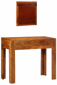vidaXL Τραπέζι περιποίησης Καφέ 90 x 45 x 75 cm Μασίφ ξύλο ακακίας