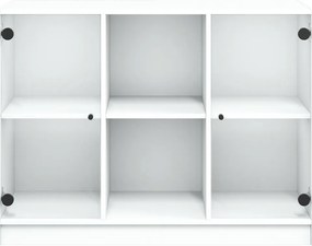 vidaXL Συρταριέρα Λευκή 102x37x75,5 εκ. από Επεξεργασμένο Ξύλο