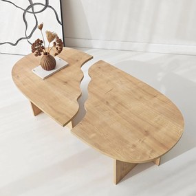 Coffee Table Missisipi - Sapphire Oak Sapphire Oak