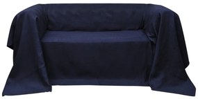 Κάλυμμα Καναπέ Ναυτικό Μπλε 270 x 350 εκ. από Micro-suede