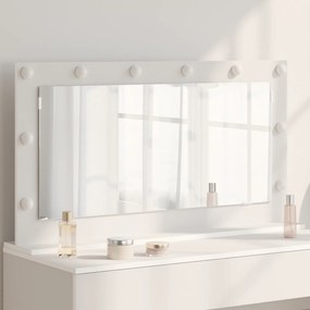 vidaXL καθρέφτης Vanity με LED Φώτα Λευκό 100x55x18 εκ.