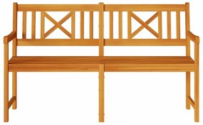 vidaXL Παγκάκι κήπου Καφέ 150 x 56 x 90εκ Μασίφ ξύλο ακακίας