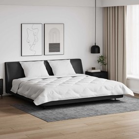 vidaXL Χειμερινό Παπλωματοθήκη με μαξιλάρι 3 pcs Λευκό Μικροΐνες