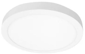 Φωτιστικό Οροφής Πάνελ LED 18W Λευκό Panel Φ205 20956 Interlight-20956-Λευκό 20956