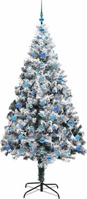 vidaXL Τεχνητό Χριστουγεννιάτικο Δέντρο με 300 LED Λευκό 210 cm