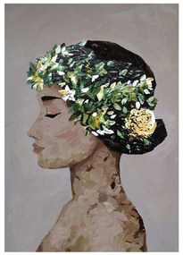 Πίνακας Καμβάς Spring Lady 3 020667 60x3,5x80cm Multi Κάθετοι Canvas