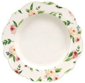 Πιάτο Βαθύ Primavera 28.097.02 Φ22cm Green-Multi Cryspo Trio Porcelain