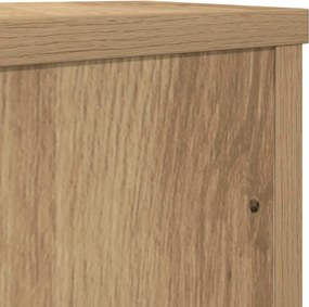 vidaXL Βάσεις Φυτών 2 τεμ. Αρτισιανή Δρυς 15x15x20 εκ. Επεξ. Ξύλο