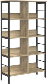 vidaXL Ράφι Βιβλίων Δρύς Sonoma 82 x 32 x 144,5 εκ. Επεξεργασμένο ξύλο