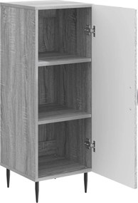 vidaXL Πλαϊνό γραφείο Γκρι Sonoma 33 x 34,5 x 89,5 εκ