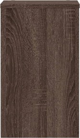 vidaXL Βάσεις Φυτών 2 Τεμ. Καφέ Δρυς 30x30x50 εκ. Επεξεργασμένο Ξύλο