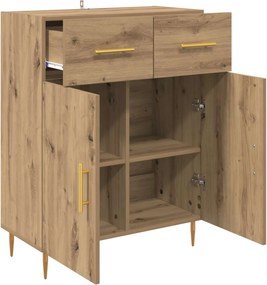 vidaXL Πλαϊνό γραφείο Artisan Oak 69,5 x 34 x 90 εκ.