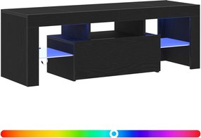 vidaXL Ντουλάπι TV 120 x 35 x 40 εκ. Μαύρη Οξυά Επεξεργασμένο Ξύλο