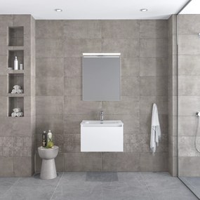 Royal Bath Sevilla 60 White 2 - Έπιπλο Μπάνιου Με Νιπτήρα &amp; Καθρέπτη