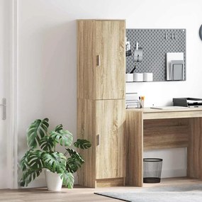 vidaXL Ψηλό Ντουλάπι Sonoma Δρυς 35 x 39 x 168 εκ Επεξεργασμένο ξύλο