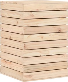 vidaXL Καλάθι Ρούχων 44x44x66 εκ. από Μασίφ Ξύλο Πεύκου