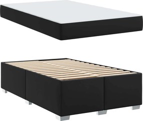 vidaXL Σκελετός Κρεβατιού Μαύρο 120 x 200 cm ύφασμα