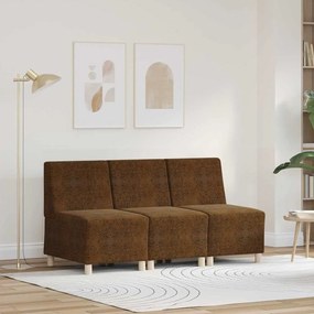 vidaXL Καθίσμα Σαλονιού 3 pcs Καφέ 55 x 74 x 82 εκ.