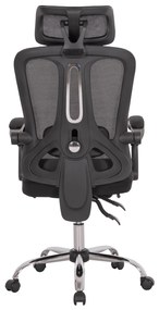 ΚΑΡΕΚΛΑ ΓΡΑΦΕΙΟΥ BARNET HM18258.01 ΜΑΥΡΟ MESH-ΜΑΥΡΟΣ ΣΚΕΛΕΤΟΣ NYLON 61x62x123Υ