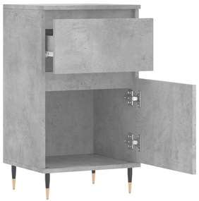 vidaXL Ντουλάπια 2 τεμ. Γκρι Σκυροδ. 40x35x70 εκ. Επεξεργασμένο Ξύλο