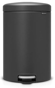 Brabantia 649747 Κάδος Απορριμμάτων Πλαστικός με Πεντάλ Γκρι 20lt