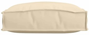 vidaXL Μαξιλάρι παλέτας για κάθισμα 4 pcs Μπεζ 40 x 40 x 8 εκ.