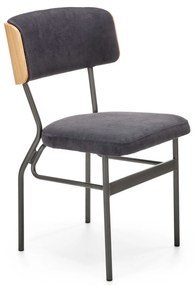 60-22706 SMART-KR chair color: natural oak/black DIOMMI V-PL-SMART-KR, 1 Τεμάχιο