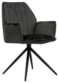 Καρέκλα Τραπεζαρίας Dorothee Μεταλλική Fylliana Γκρί 58x46x91εκ. 2αδα 58x46x91 εκ.