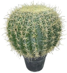 Τεχνητό Φυτό Εχινόκακτος 3101-6 36cm Green Supergreens Polyethylene